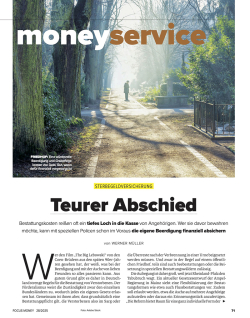 FOCUS-MONEY Heft 28/2025 Sterbegeldversicherungen