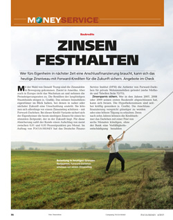 FOCUS-MONEY Heft 04/2017 Forwardkredit