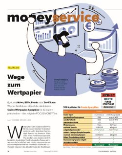 FOCUS-MONEY Heft 23/2024 Online-Wertpapier-Sparpläne