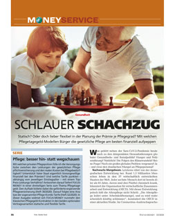 FOCUS-MONEY Heft 33/2020 Klassische Pflegetagegeld-Policen