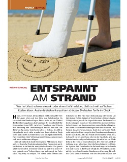 FOCUS-MONEY Heft 15/2019 <br />Auslandsreisekrankenpolicen