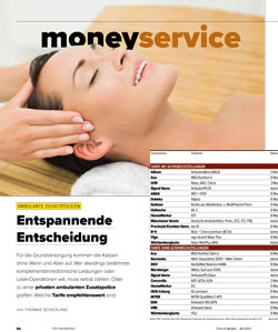 FOCUS-MONEY Heft 45/2021 Ambulante Zusatzversicherungen