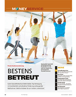 FOCUS-MONEY Heft 36/2015 PKV Gesundheitsservices