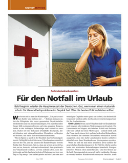 FOCUS-MONEY Heft 23/2017 Auslandsreisekrankenpolicen