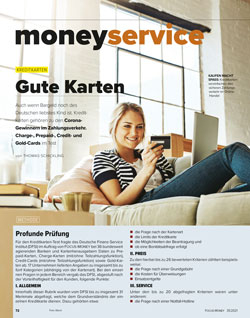 FOCUS-MONEY Heft 35/2021 Kreditkarten