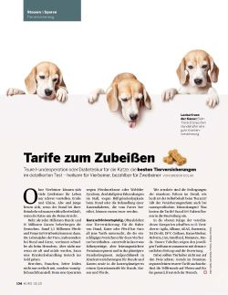 €uro Magazin 10/2023 - Die besten Tierversicherungen