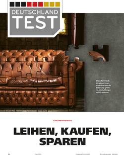 Deutschlandtest FOCUS-MONEY Heft 29/2018 Günstigste Ratenkredite