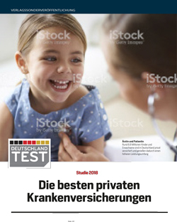 FOCUS-MAGAZIN Deutschlandtest Heft 45/2018 <br />Private Krankenversicherung