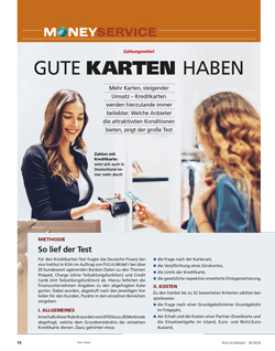 FOCUS-MONEY Heft 36/2018 Prepaid -und Charge-Kreditkarten