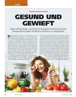 FOCUS-MONEY Heft 44/2020 GKV Bonusprogramme