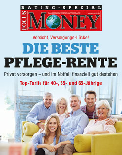 FOCUS-MONEY Heft 49/2017 Pflegerente