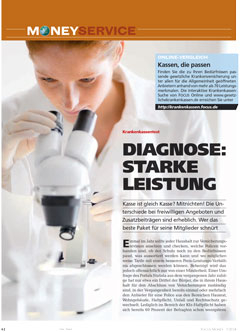 FOCUS-MONEY Heft 07/2018 Der große GKV Test