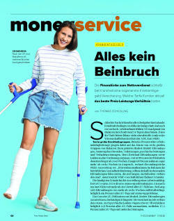 FOCUS-MONEY Heft 17/2025 Krankentagegeld-Tarife