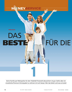 FOCUS-MONEY Heft 18/2016 Risikoleben, Bester Premiumschutz