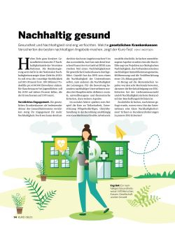€uro Magazin 08/2023 - Nachhaltigste Gesetzliche Krankenkasse