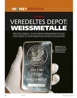 FOCUS-MONEY Heft 05/2018 Weißmetallhandel