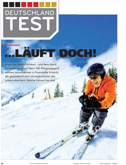 FOCUS-MONEY Deutschlandtest Heft 09/2018 Pflegetagegeld