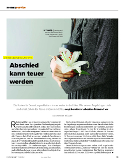 FOCUS-MONEY Heft 28/2026 Sterbegeldversicherungen