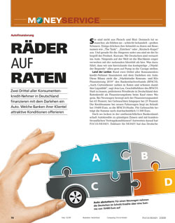 FOCUS-MONEY Heft 02/2020 Autokredite