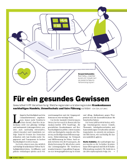 €uro Magazin 08/2025 - Nachhaltig beste Krankenkasse