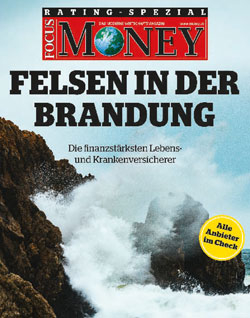 FOCUS-MONEY Heft 15/2021 Die finanzsstärksten <br />Lebens -und Krankenversicherer