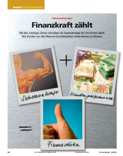 FOCUS-MONEY Heft 24/2012 Scoring der Finanzkraft der Lebensversicherer