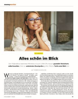 FOCUS-MONEY Heft 37/2023 Ambulante Zusatzversicherungen