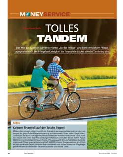 FOCUS-MONEY Heft 32/2020 Pflege-Kombi-Tarife