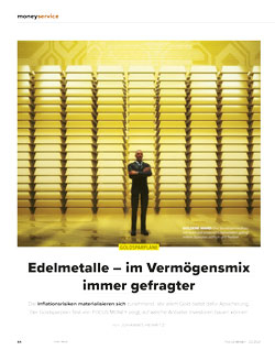 FOCUS-MONEY Heft 22/2021 Goldsparpläne