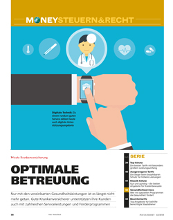 FOCUS-MONEY Heft 42/2018 PKV Gesundheitsservices