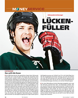 FOCUS-MONEY Heft 24/2015 Zahnzusatzversicherungen