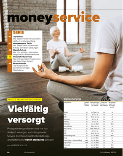 FOCUS-MONEY Heft 43/2021 PKV Gesundheitsservices
