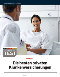 FOCUS-MAGAZIN Deutschlandtest Heft 45/2021 Beste PKV