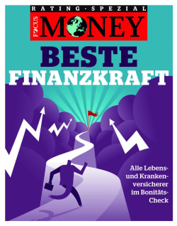 FOCUS-MONEY Heft 13/2026 Beste Finanzkraft LV und PKV