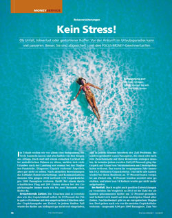 FOCUS-MONEY Heft 31/2017 Reiseversicherungen