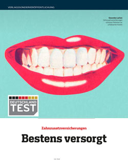 Deutschlandtest Focus Magazin Heft 42/2017 Zahnzusatzversicherung