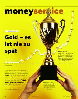 FOCUS-MONEY Heft 13/2026 Bester Edelmetallhändler