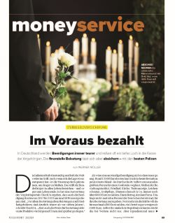 FOCUS-MONEY Heft 25/2024 Sterbegeldversicherung