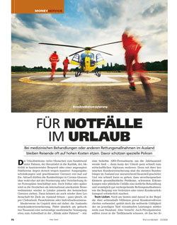 FOCUS-MONEY Heft 15/2020 Auslandsreisekrankenpolicen