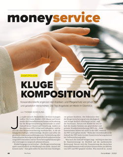 FOCUS-MONEY Heft 21/2021 GKV-PKV-Kooperationstarife