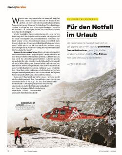 FOCUS-MONEY Heft 13/2024 Auslandsreisekrankenpolicen