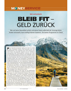 FOCUS-MONEY Heft 45/2018 GKV Wahltarife