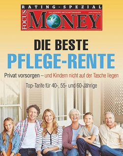 FOCUS-MONEY Heft 44/2016 Pflegerente