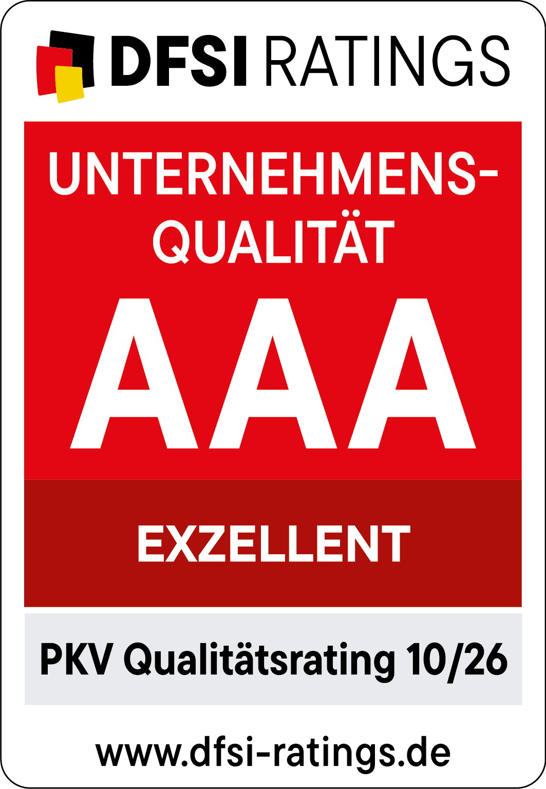 Unternehmensqualität der Privaten Krankenversicherer 2026/27